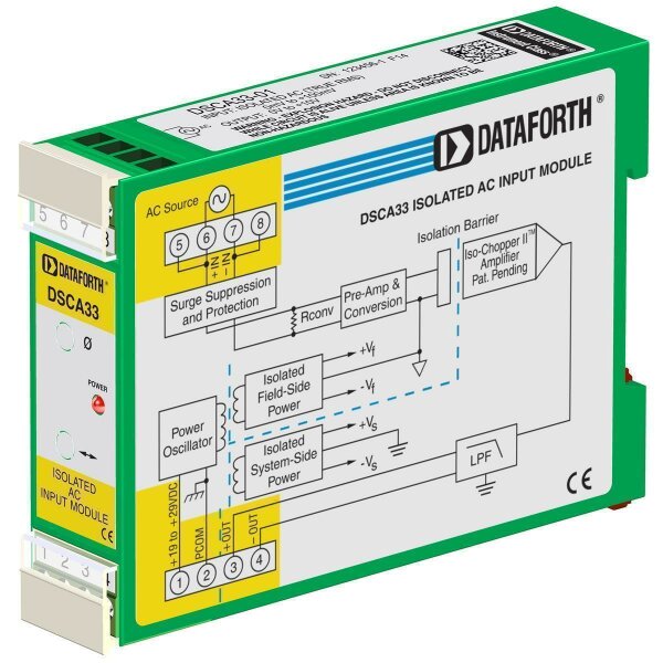 DSCA33 Isolated True RMS Input Signal Conditioners