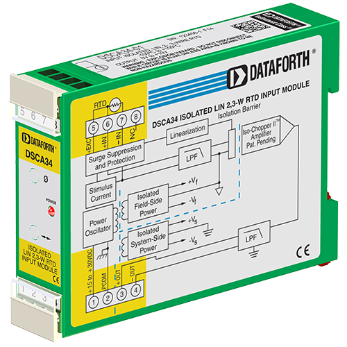 DSCA34 RTD 2- or 3-Wire Input Modules