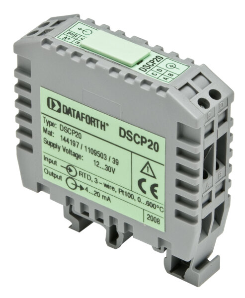 DSCP20 Configurable 2-Wire Temperature Transmitter, DIN Mount
